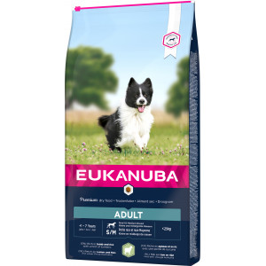 Eukanuba Adult Small Medium lam & rijst hondenvoer