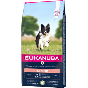 Afbeelding Eukanuba Mature & Senior 7+ Lam & Rijst hondenvoer 12 kg door Brekz.nl