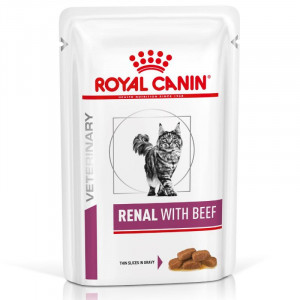 Royal Canin Veterinary Renal met rund natvoer kat (85 g)