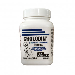 Afbeelding 50 tabletten Cholodin hond door Brekz.nl