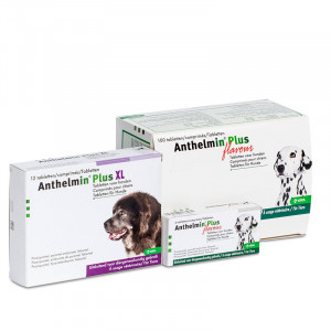 Afbeelding Anthelmin Plus XL (>17.5 kg) - 12 tabletten door Brekz.nl