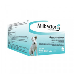Afbeelding Milbactor voor kleine honden en pups - 4 tabletten door Brekz.nl