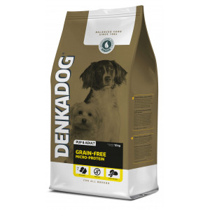 Afbeelding Denkadog Grain-Free Micro-Protein hondenvoer 12 kg door Brekz.nl