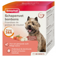 Beaphar Schapenvet Mini bonbons met zalm voor de hond 3 verpakkingen