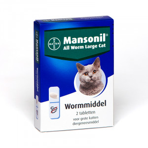 Afbeelding Mansonil - Wormmiddel Kat door Brekz.nl