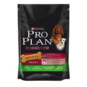 Afbeelding Pro Plan Biscuits Lam & Rijst hondenkoekjes 400 gram door Brekz.nl