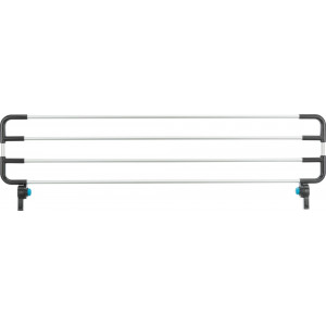 Afbeelding Trixie Autorek Bovenhek - Hondenautoaccessoire - 92×27×4 cm Zilver Zwart door Brekz.nl