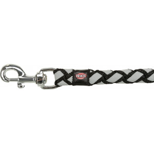 Cavo Reflecterende hondenlijn zwart Cavo Reflecterende hondenlijn 100 cm x 12 mm (S/M)