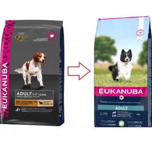Eukanuba Adult Small Medium lam & rijst hondenvoer