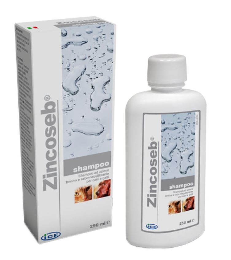 Zincoseb Shampoo voor hond en kat