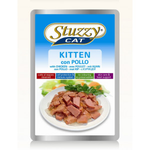 Stuzzy Cat Kitten met kip nat kattenvoer 85 gr. 1 doos (24 x 85 gr)