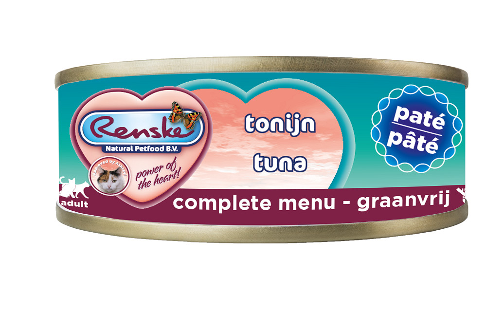 Renske paté tonijn nat kattenvoer (70 gram)