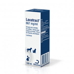 Afbeelding Laxatract 667 mg/ml siroop voor hond en kat 125 ml door Brekz.nl