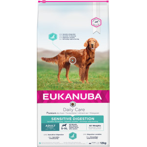 Afbeelding Eukanuba Daily Care Adult Sensitive Digestion hondenvoer 2,3 kg door Brekz.nl