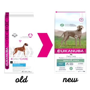 Afbeelding Eukanuba Daily Care Sensitive Joints hondenvoer 12 kg door Brekz.nl