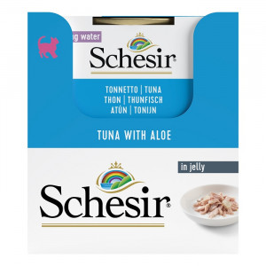 Afbeelding Schesir kitten tonijn/aloe kattenvoer 85 gr door Brekz.nl