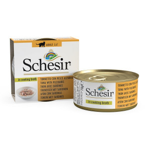 Schesir Tonijn met Sardine in visbouillon