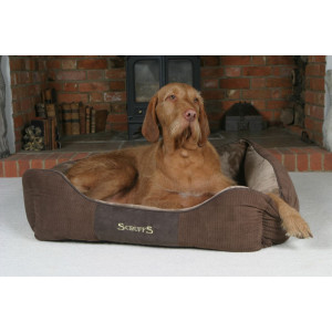 Afbeelding Scruffs Chester Box Bed - Chocolade (bruin) - L door Brekz.nl