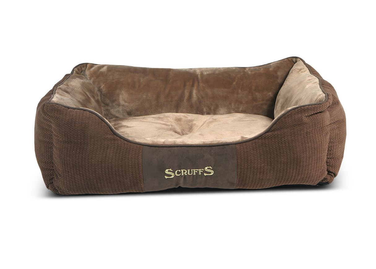 Scruffs Chester Box Bed hondenmand Chocolate