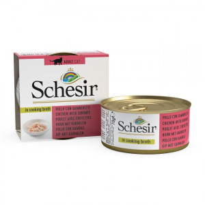 Schesir Kat Kip/garnalen 14x70 Gr