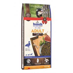 Afbeelding Bosch Adult Eend & Rijst hondenvoer 3 kg door Brekz.nl