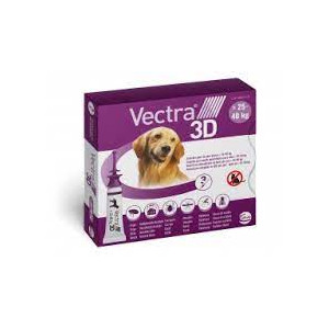 Afbeelding Vectra 3D XS Spot-on hond 1,5 - 4 kg (3 pipetten) 3 pipetten door Brekz.nl