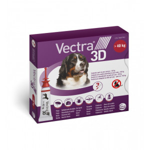 Vectra 3D XL Spot-on hond 40+ kg (3 pipetten) 3 x 3 pipetten