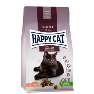 Afbeelding Happy Cat Adult Sterilised Atlantik Lachs (met zalm) kattenvoer 1,3 kg door Brekz.nl