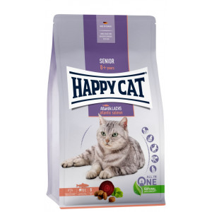 Afbeelding Happy Cat Senior Atlantik Lachs (met zalm) kattenvoer 1,3 kg door Brekz.nl