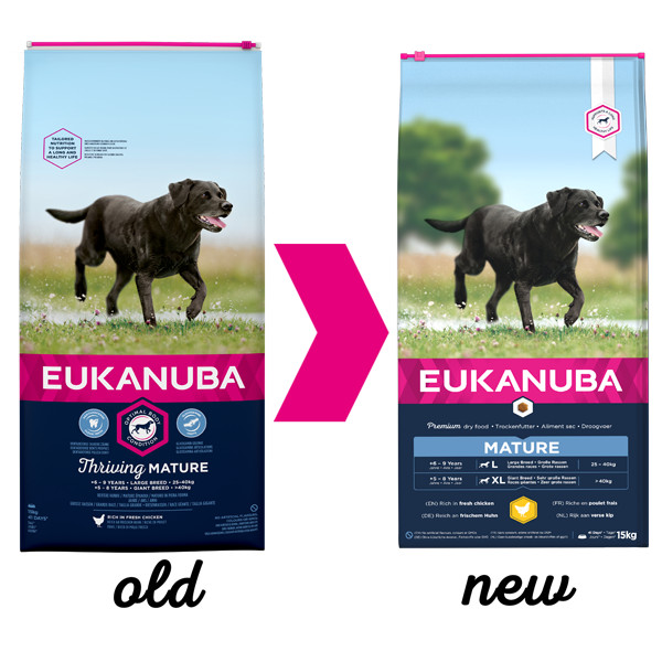 Eukanuba Thriving Mature Large Breed Kip hondenvoer
