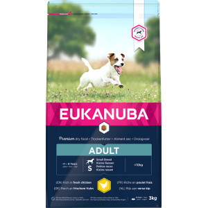 Afbeelding Eukanuba Active Adult Small Breed kip hondenvoer 15 kg door Brekz.nl