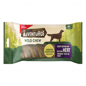 Purina Adventuros Wild Chew M hondensnack Per 4