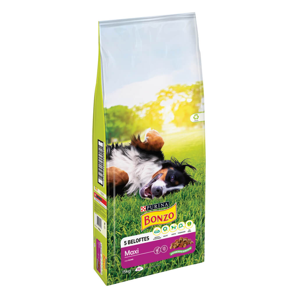 Purina Bonzo Maxi met rund hondenvoer