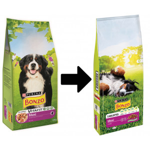 Purina Bonzo Maxi met rund hondenvoer