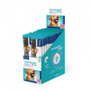 Virbac Veggiedent Single kauwstrips hond L (24 st.) Per 3