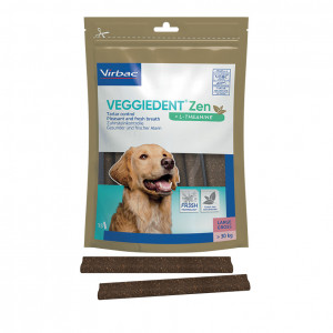Virbac Veggiedent Zen kauwstrips hond L (15 st) Per verpakking