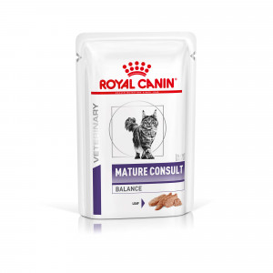 Royal Canin Veterinary Mature Consult Balance natvoer kat (85 gr) 2 x 12 zakjes