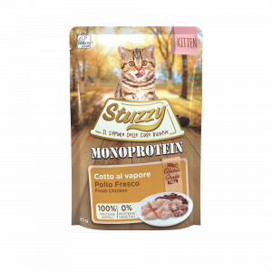 Afbeelding Stuzzy Kitten No Grain Pouch - Kattenvoer - Kip 85 g door Brekz.nl