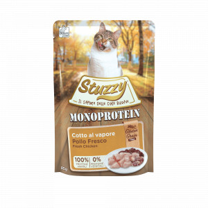 Afbeelding Stuzzy Cat No Grain Pouch 85 g - Kattenvoer - Kip Graan&Glutenvrij door Brekz.nl