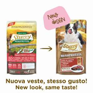 Stuzzy Dog Grain Free Monoprotein rund met bosbes nat hondenvoer 150 gr. 12 x 150 gr