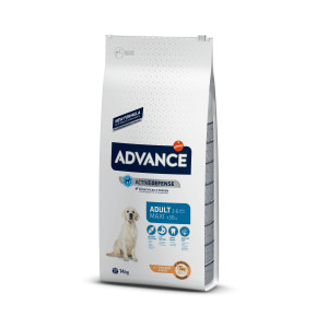 Afbeelding Advance Maxi Adult met kip en rijst hondenvoer 14 kg door Brekz.nl