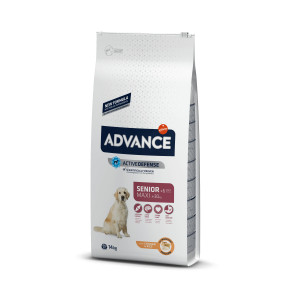 Afbeelding Advance Maxi Senior met kip en rijst hondenvoer 14 kg door Brekz.nl