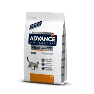 Advance Veterinary Diets Weight Balance kattenvoer 2 x 8 kg