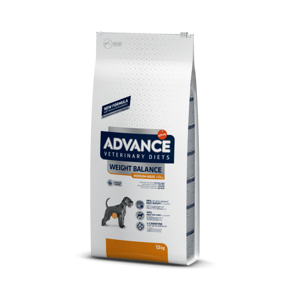 Advance Veterinary Weight Balance Medium-Maxi hondenvoer 2 x 12 kg