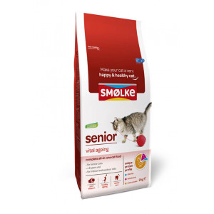 Afbeelding Smolke Cat Senior - Kattenvoer - 4 kg door Brekz.nl