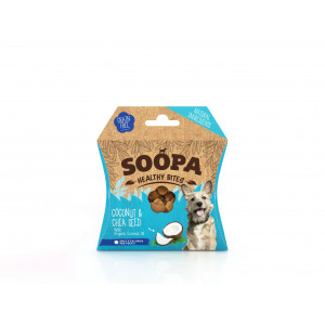 Afbeelding Soopa Bites met kokosnoot & chiazaad hondensnack (50 gram) Per stuk door Brekz.nl