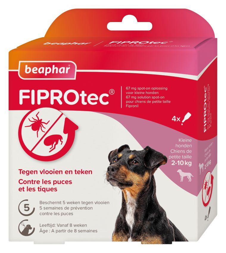 Beaphar Fiprotec Spot-On voor honden van 2 tot 10 kg