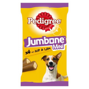 Afbeelding Pedigree Jumbone Mini - Hondensnacks - Kip Lam 160 g door Brekz.nl