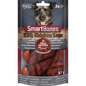 Afbeelding SmartBones Grill Masters BBQ Chicken Legs kauwsnack hond (3 st) Per verpakking door Brekz.nl