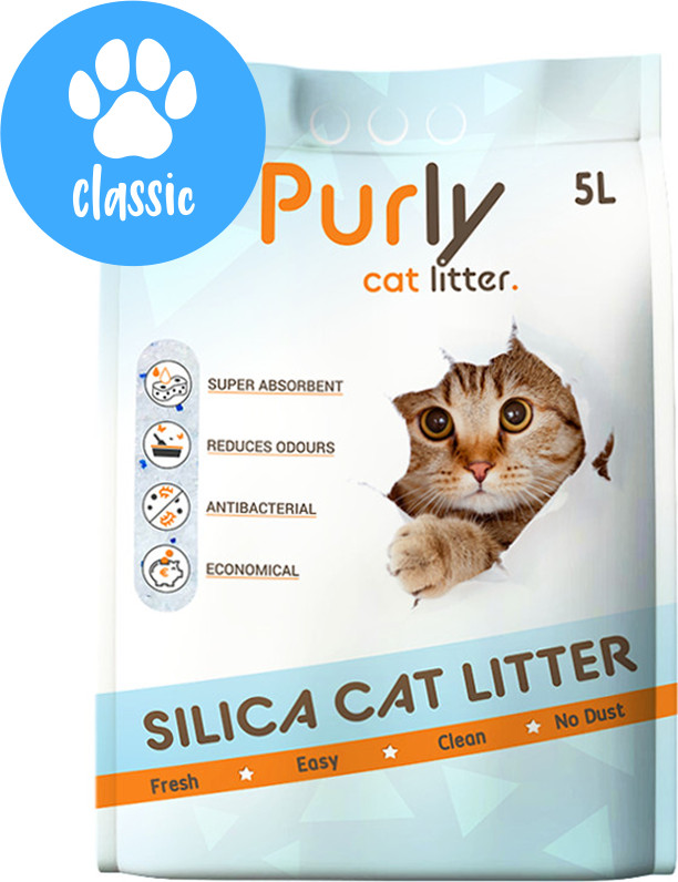 Purly silica kattengrit Classic